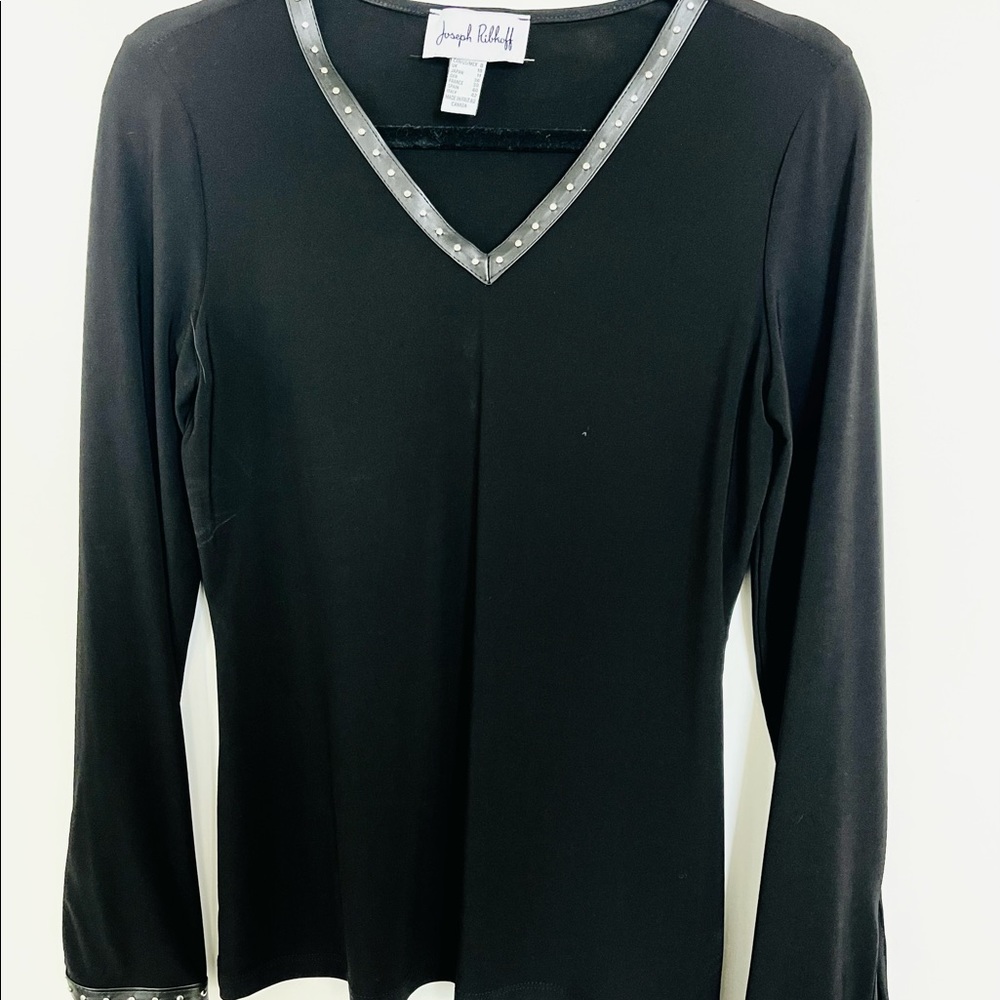 Joseph Ribkoff black top - Picture 6 of 6